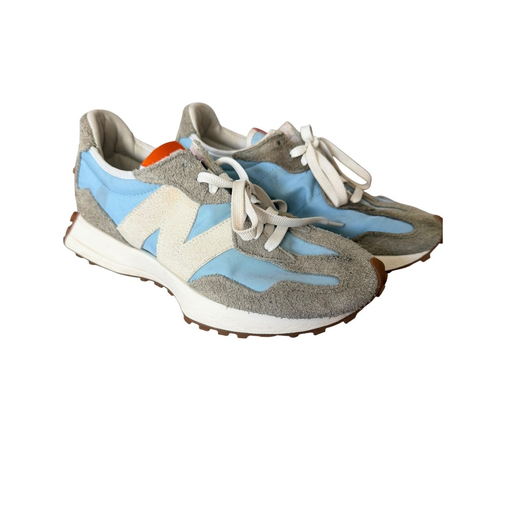 NEW BALANCE 327 Lifestyle Sneaker Women's Size US 6.5 Grey/Blue NEEDS INSOLES